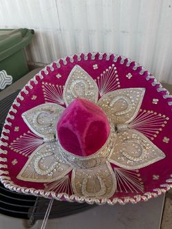 Mariachi pink girls hat