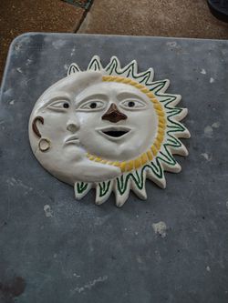 Ceramic sun/moon