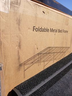 Foldable Metal Bed Frame king size