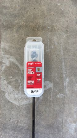 Milwaukee 3/4" x 54" Flexible Cable Drill Bit