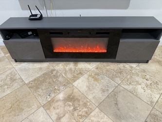 Tv Stand With Fireplace