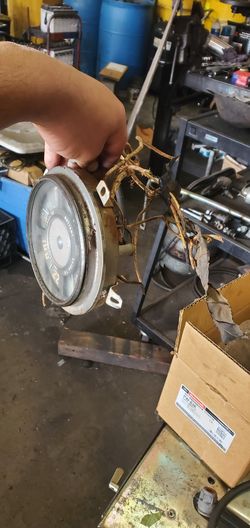 1951 Chevy pickup gage cluster