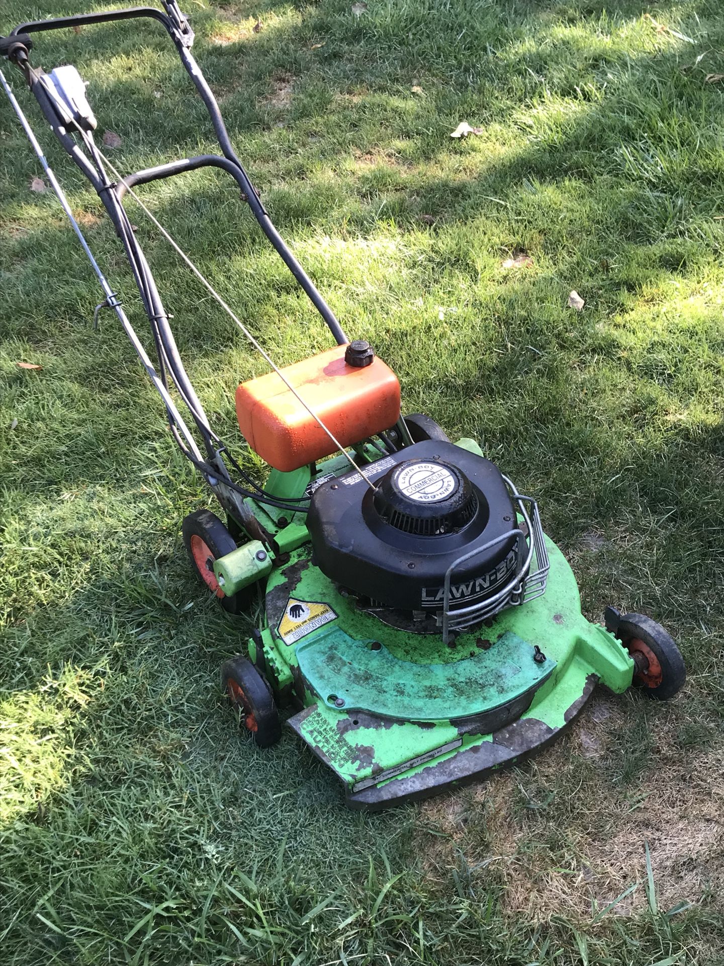 21” Lawn Boy commercial push mower (does not run)