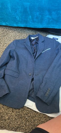 Boys H&M Navy blazer And White Long Sleeve