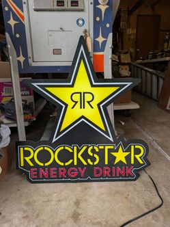 Rockstar LED sign - Man Cave