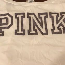 Vs Pink Long Sleeve Size Large