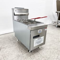 Gas Countertop Fryer three tube burners NG CTF-3