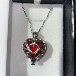 Vintage Interchangeable Heart Locket 5 Colors