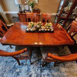 Antique Wooden Table Set