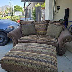 Couch w/ Ottoman