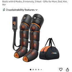 Leg Massager With Heat And Compression 