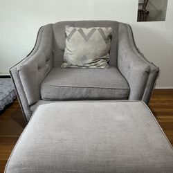 Armchair and Ottoman 