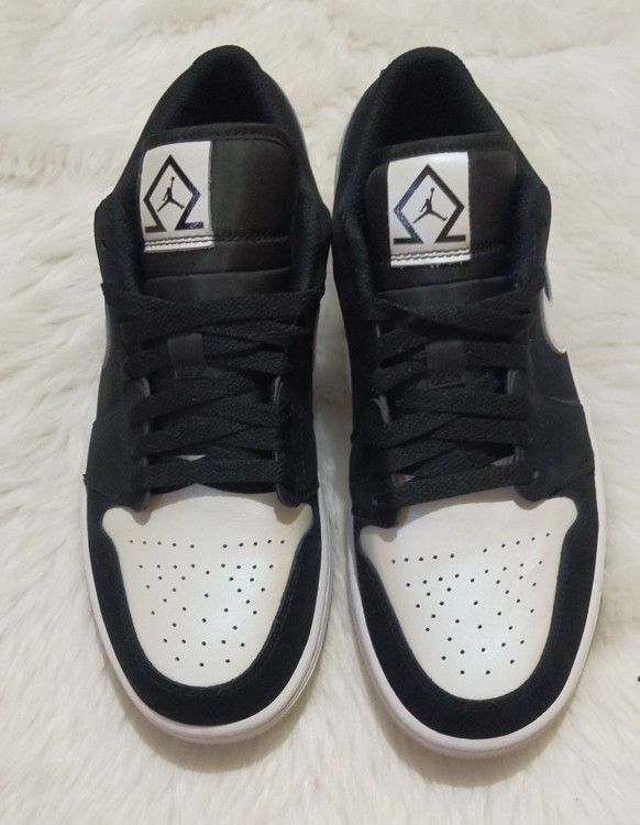 Jordan 1 Mid SE Diamond Shorts White Black