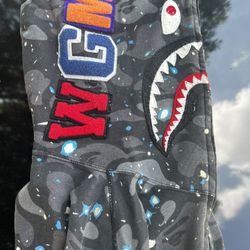 Bape Space Camo Shark Full Zip