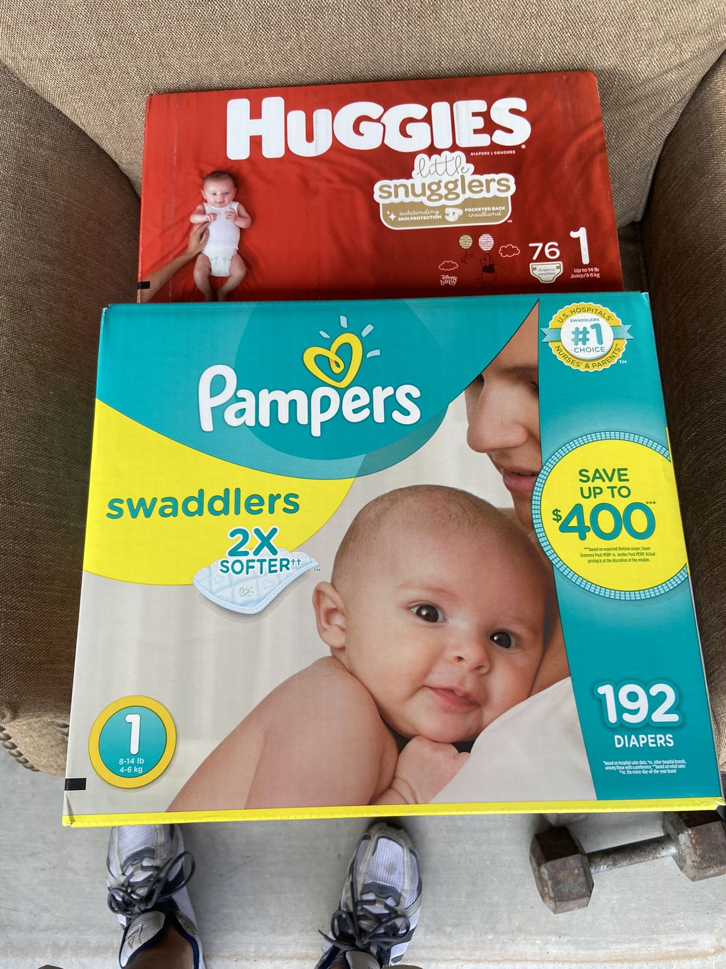 Size 1 diapers