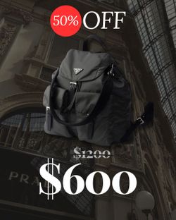 50% OFF LUXURY BACKPACK ‼️🖤