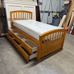 Twin Captains Bed $260