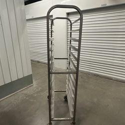 Narrow Commercial Bakery Cooling Rack - 12-Tier (Bun Pan Rack)