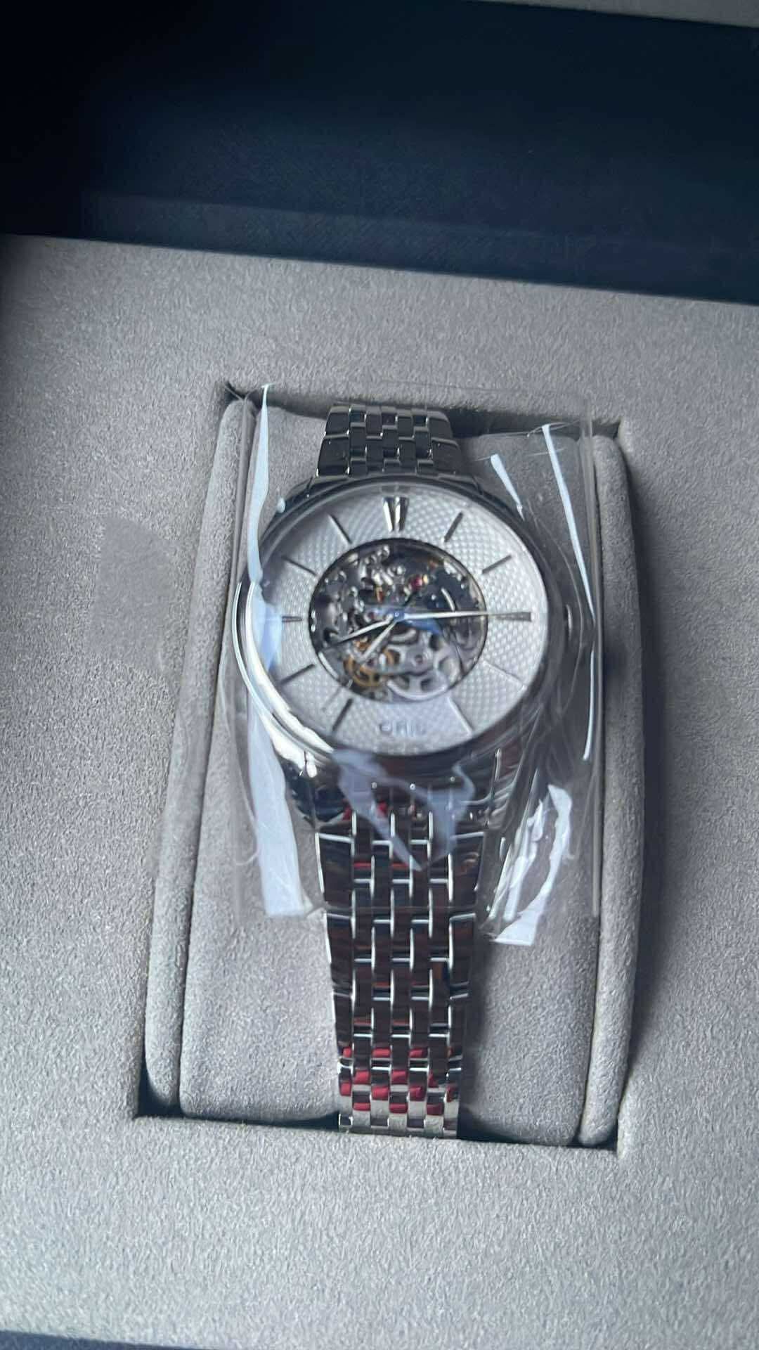 Oris Artelier Skeleton Ladies Watch 