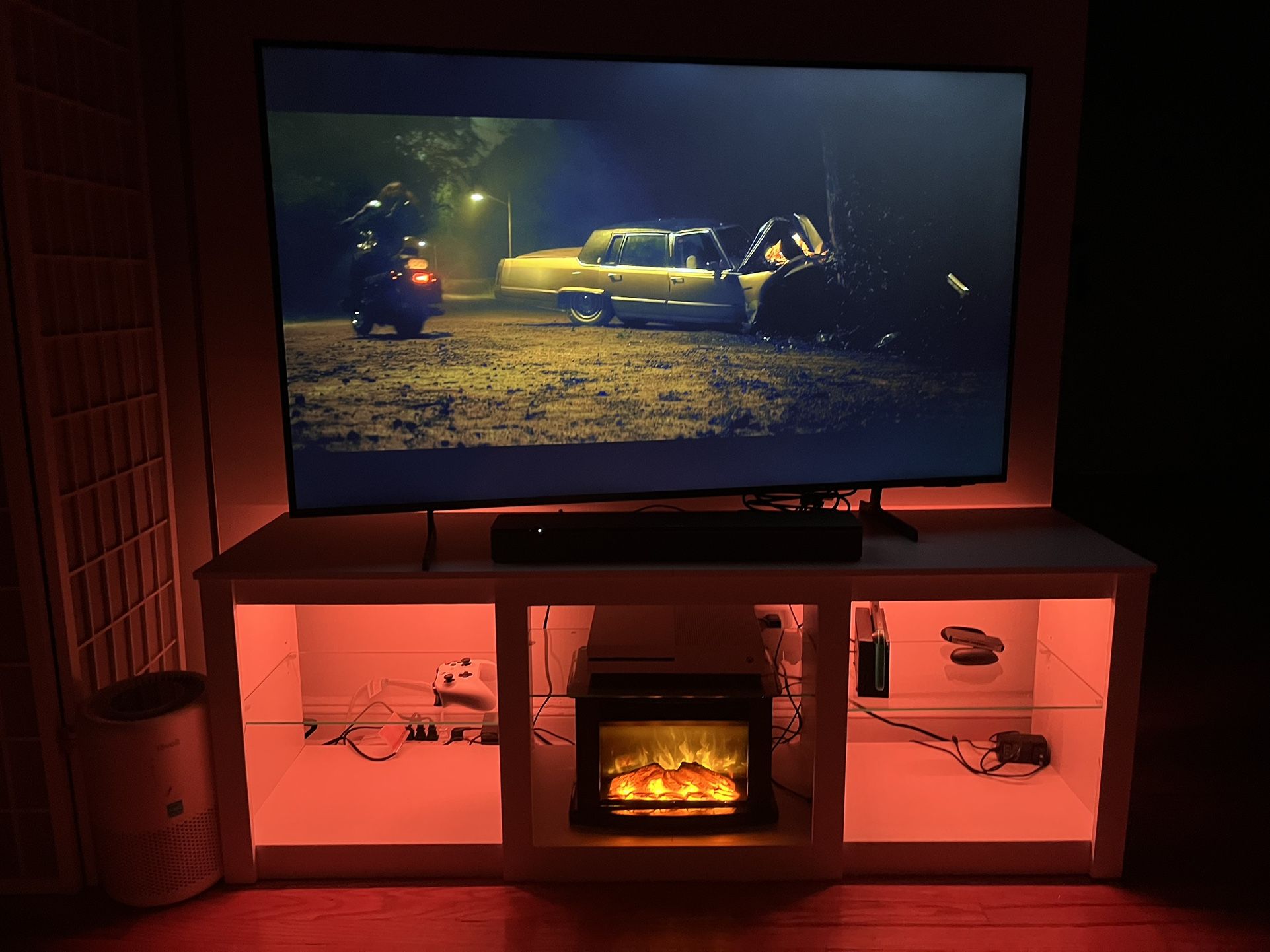 TV Stand (LED Lights included/optional)