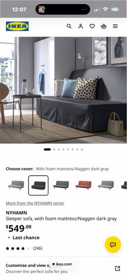 IKEA Futon Couch / Bed