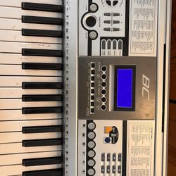 Piano With Tripod-Base Sheet Music Stand 
