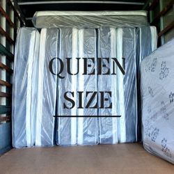 NEW QUEEN-SIZE PILLOW TOP MATTRESS & BOX SPRING ‐ 2PC