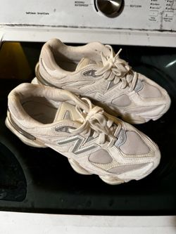 Size 6.5m New Balance 9060 Triple White