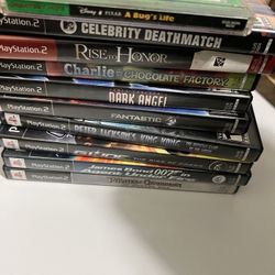 🎬 Movie-Based PS2 Games – 10 Title Lot – Charlie, Bond, King Kong + More – $85