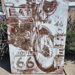 LARGE BROGAN WALL ART CANVAS