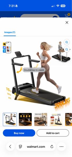 Brand new Walking Pad with Incline & Handle, Foldable Treadmill for Home