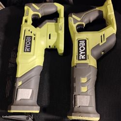 Two Ryobi Portable Sawzalls