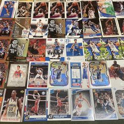 Lot of 56 Philadelphia 76ers Basketball Cards Stars-Rookies-Inserts Past & Present 