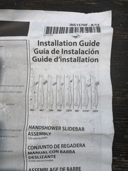 Moen Handshower Slidebar