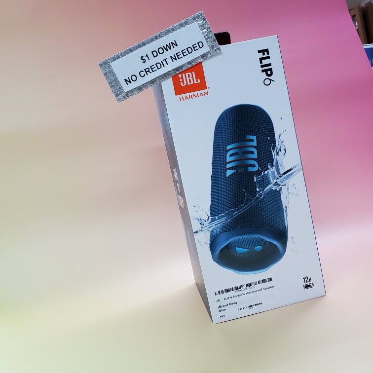 JBL Flip 6 Bluetooth Speaker New - Only $1 Today Pay The Rest Later!