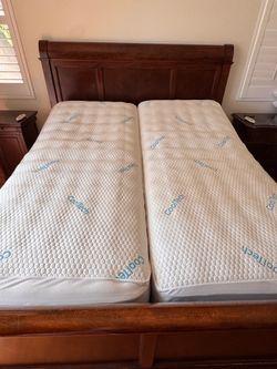Split Cal King Adjustable Bed, Excellent Condition!