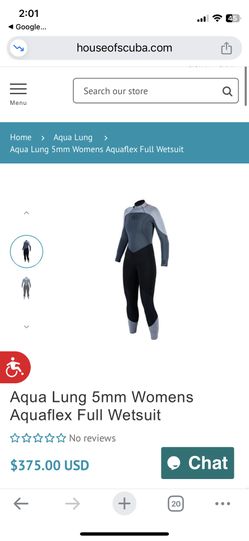 XS Women’s Aqua lung Wetsuit