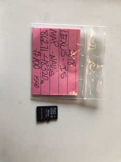 Lexus IS SD card