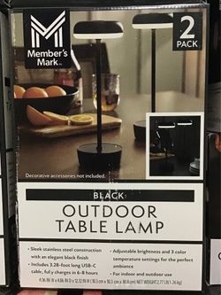 Outdoor Table Lamp