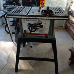 10"Ace BENCH TABLE SAW WHIT STAND