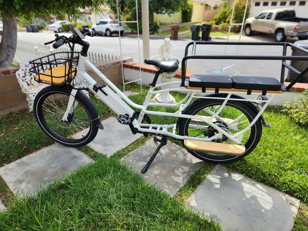 2022 Blix Packa Genie Electric Cargo Bike Kid Hauler Ebike