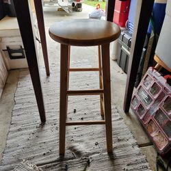 1 Tall Wooden Stool