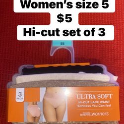 WOMENS SIZE 5 3 pairs in each pack NEW OAK CREEK