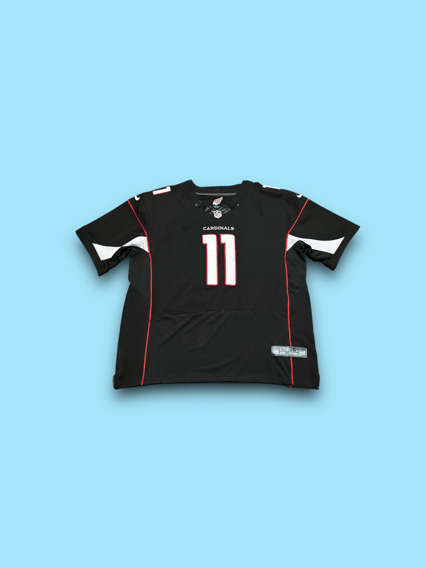 Arizona Cardinals Larry Fitzgerald NFL Nike on field Jersey black men’s 56