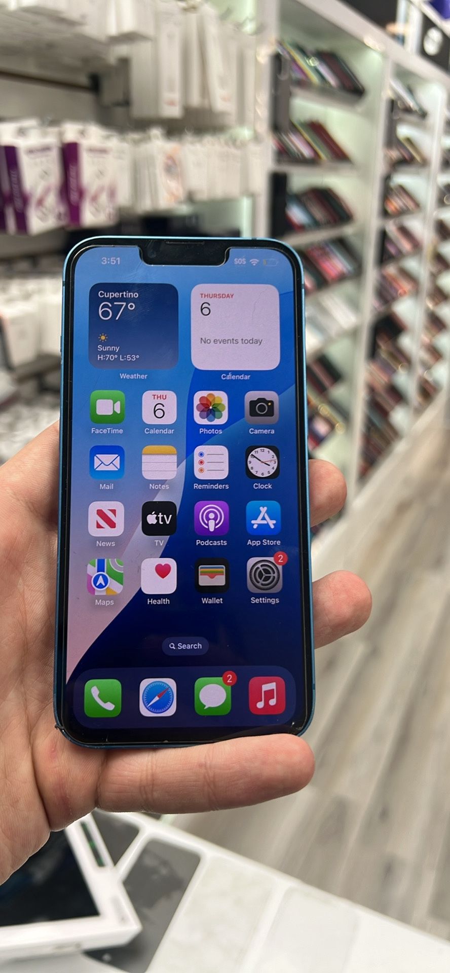 iPhone 13 128Gb *Unlocked* + *With Warranty* + *With Charger*