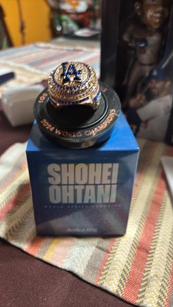 Ohtani 2024 World Series ring