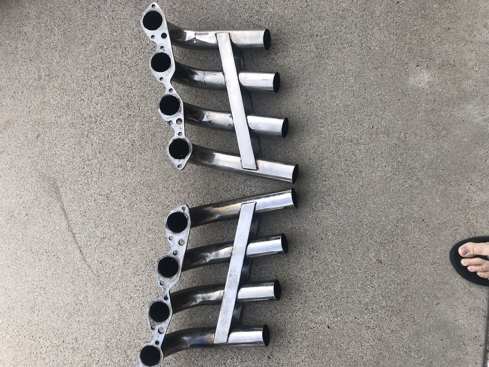 BBC Zoomie headers Chevy big block jet boat