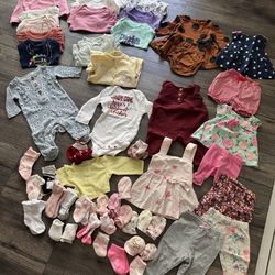 Newborn baby girl