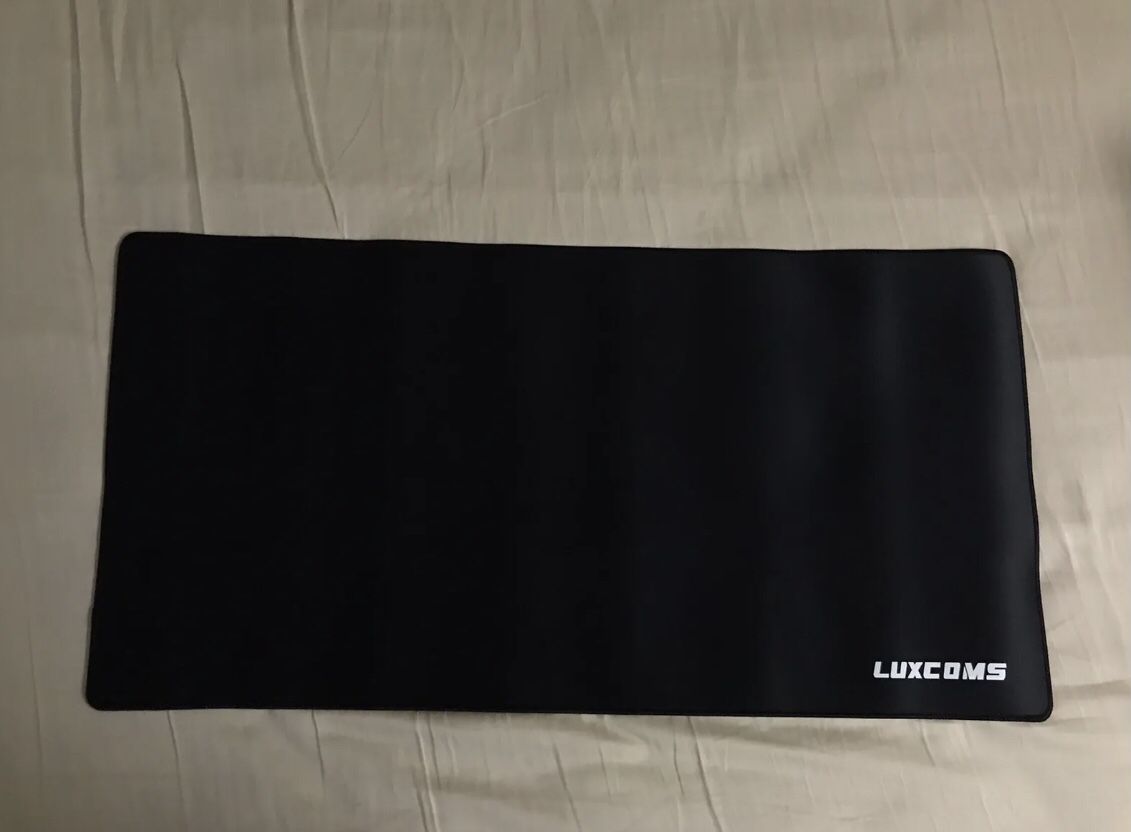 LUXCOMS RGB Black Soft Gaming Pad ExtraLarge Oversized Led Extended Mousepad BRAND NEW