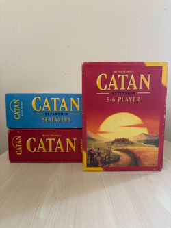Settlers of Catan — Base Game + 5-6 Player Extension + Seafarers Expansion